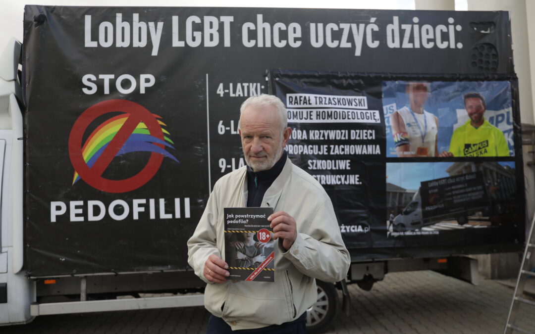 Head of Polish conservative group loses appeal against defamation conviction for anti-LGBT vans