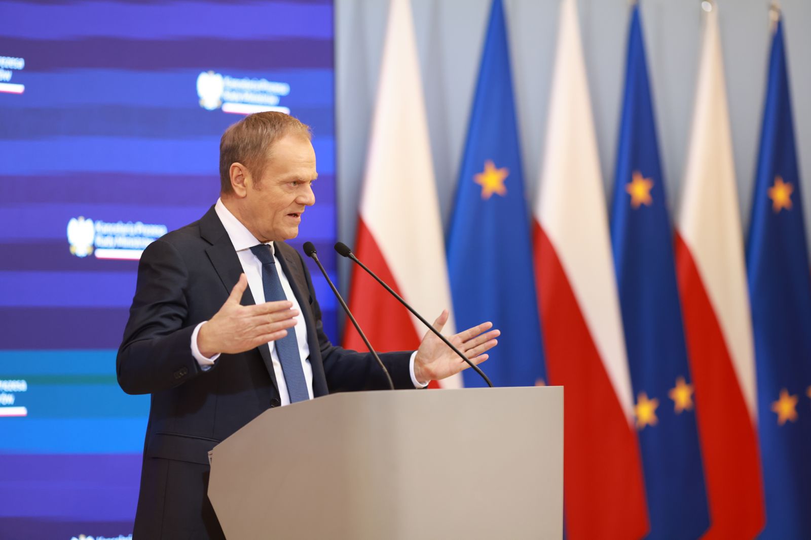 Polski premier Tusk mówi, że „przetrwanie cywilizacji zachodniej” zależy od powstrzymania niekontrolowanej migracji