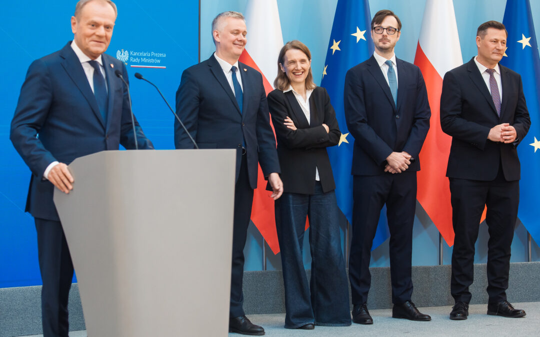 Four new ministers named in first reshuffle of Tusk’s Polish government