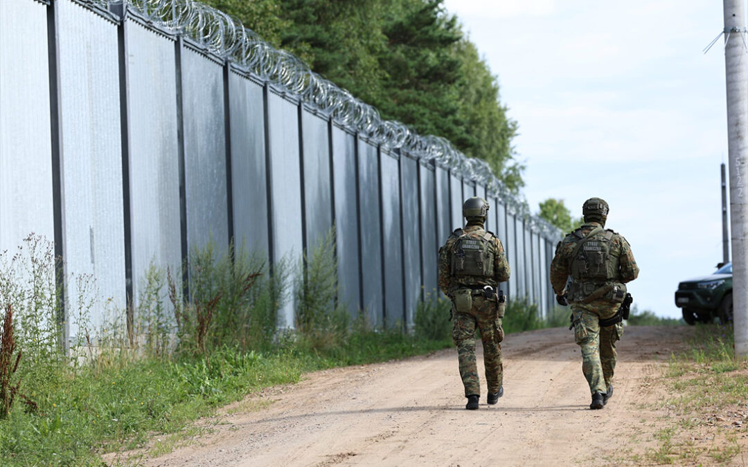 Polish solider dies after being stabbed at Belarus border preventing migrants crossing