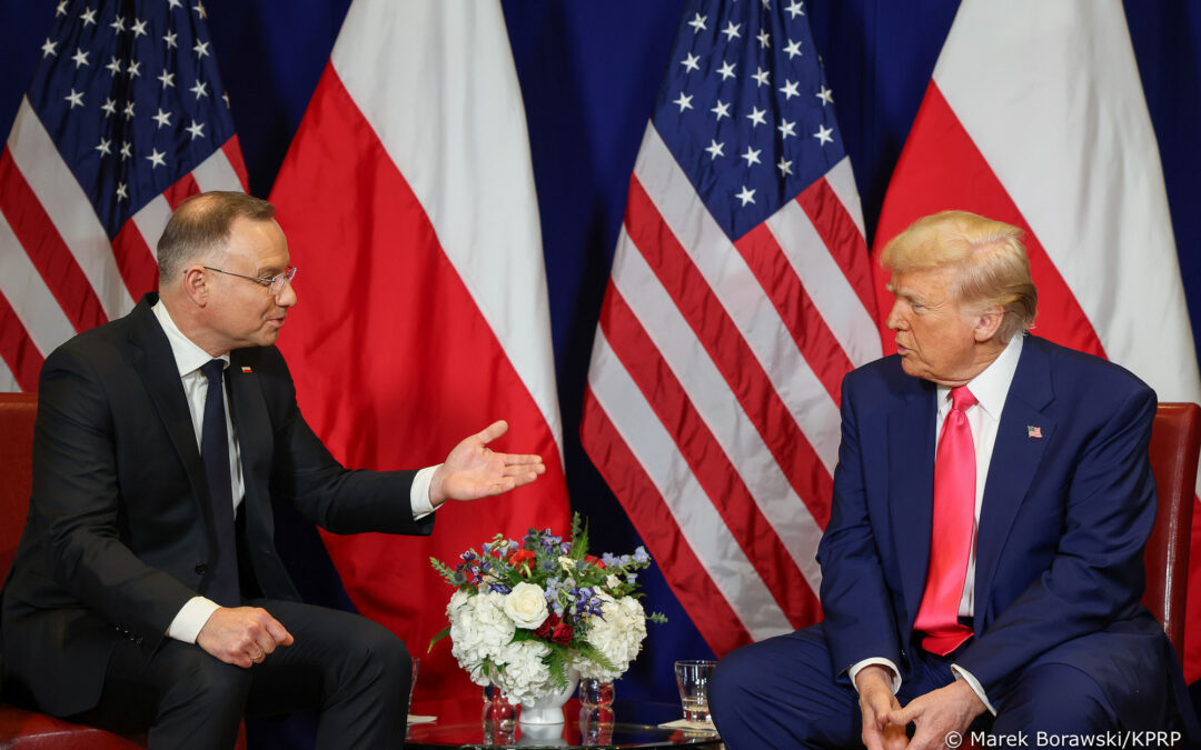 Poland’s President Duda meets Trump on sidelines of CPAC