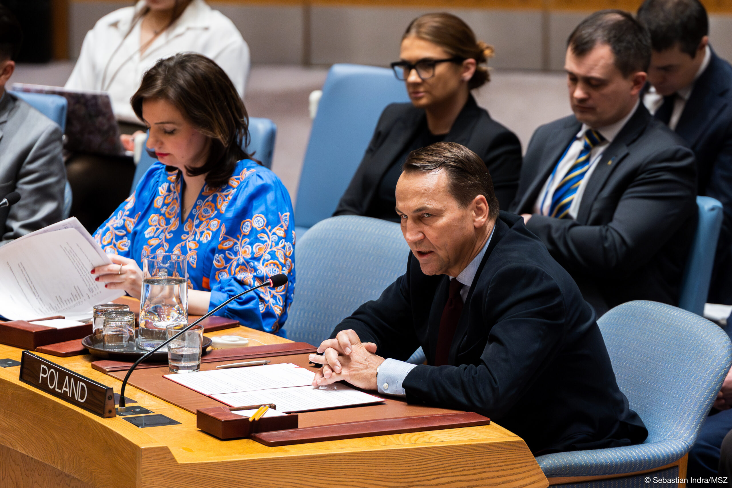 Polish foreign minister calls for "peace through strength" in Ukraine in UN speech