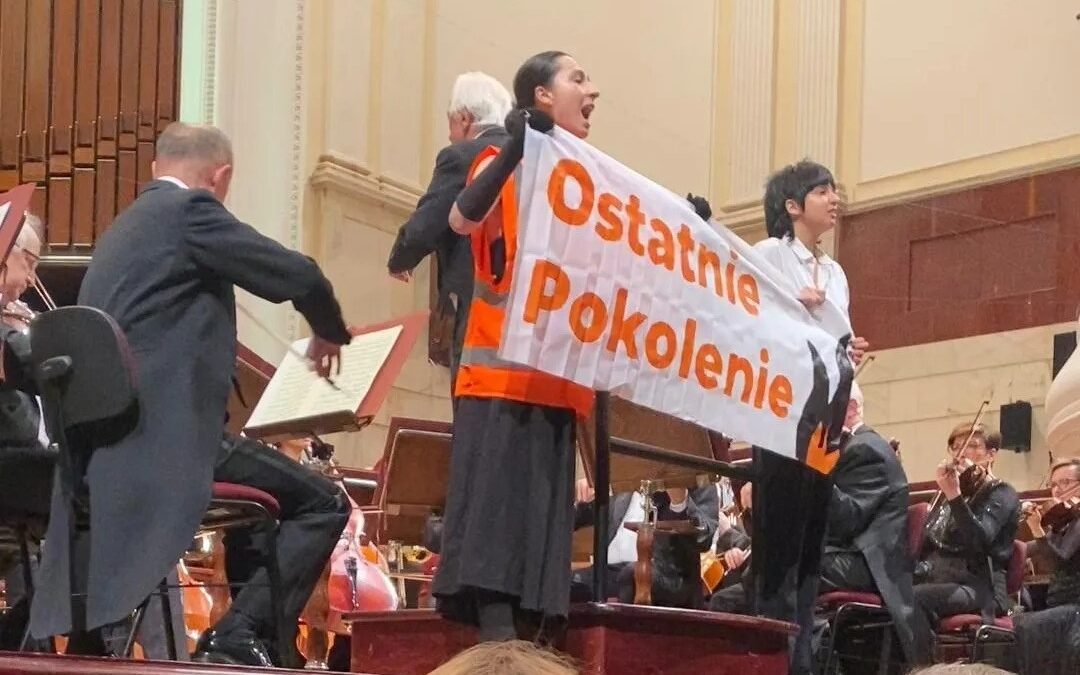 Climate activists convicted in Poland for disrupting National Philharmonic concert