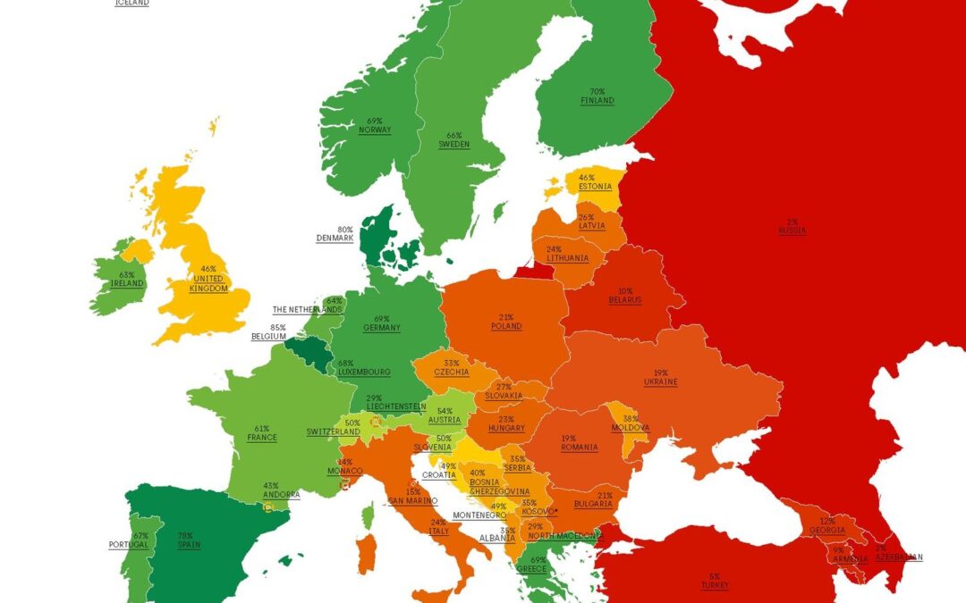 Poland no longer ranked worst country in EU for LGBT+ people