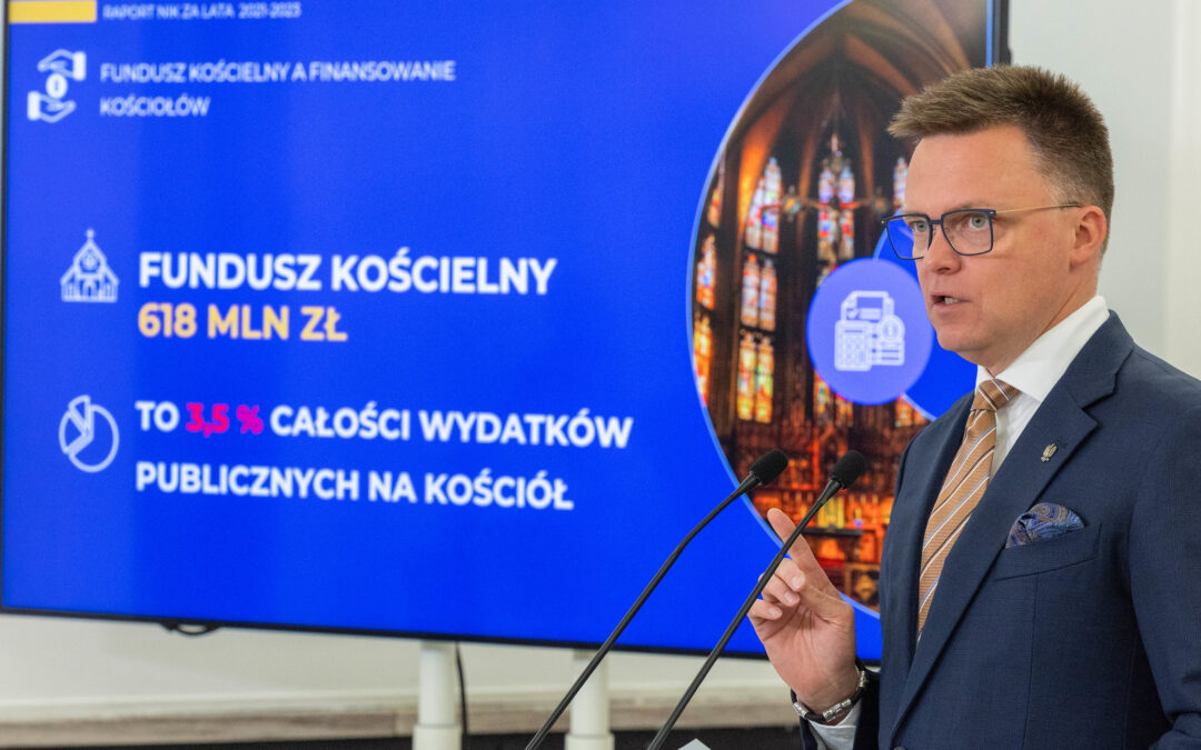Poland gave 17.5bn zloty in public funds to religious organisations in 2021-23, finds state auditor
