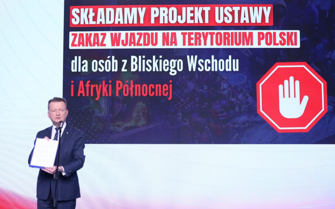 Polish opposition proposes entry ban for migrants from Middle East and Africa