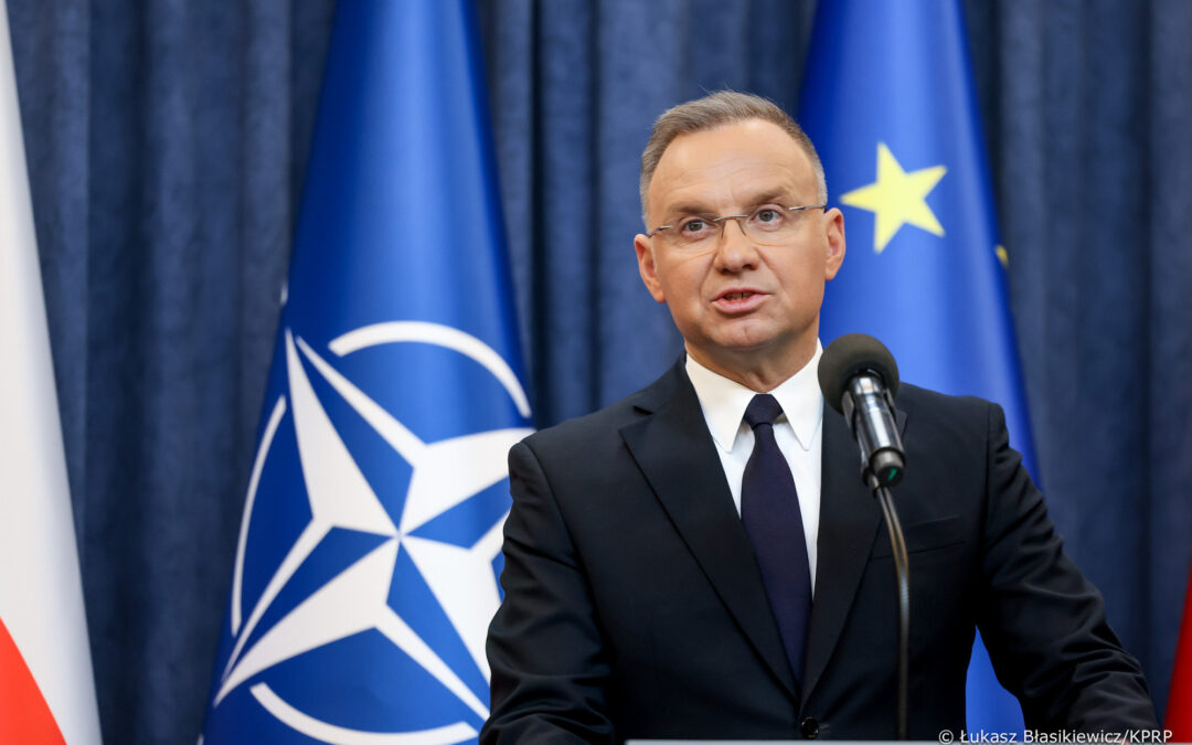 Polish president vetoes two government bills on final day in office