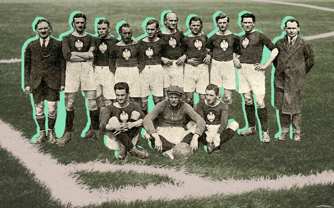 The three Jewish football stars behind Poland’s first international goal
