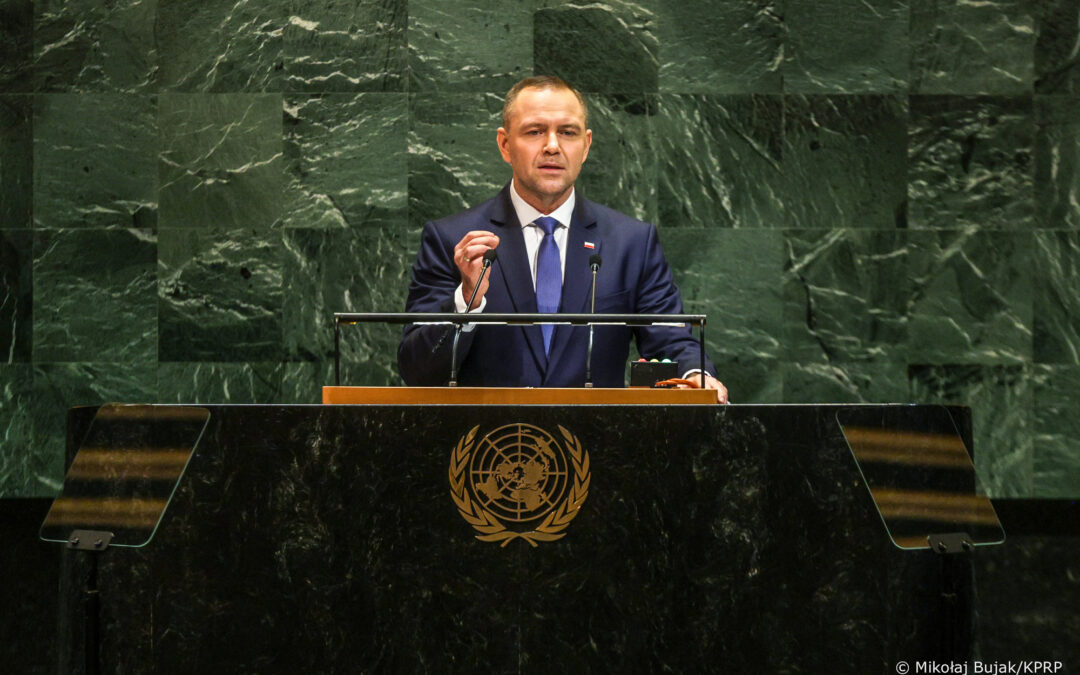 Polish president says he “agrees with Trump” in first UN speech