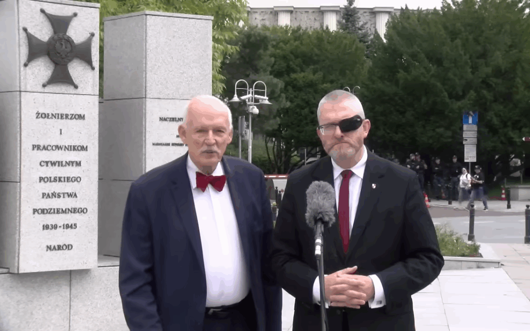 Polish far-right leaders accuse Poland’s government of staging Russian drone incursion