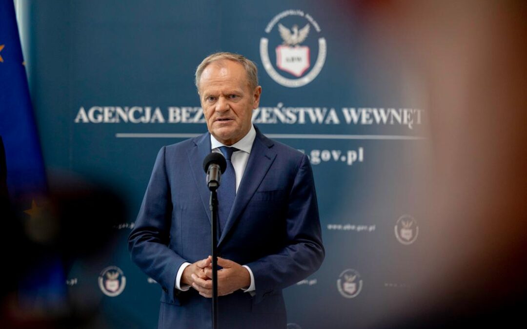 Poland detains eight suspected of plotting sabotage on behalf of Russia
