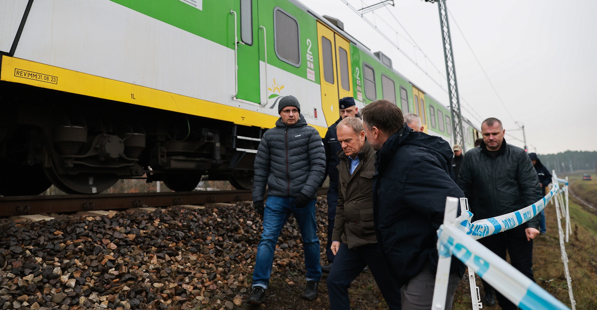 Ukrainians working for Russia carried out train line sabotage, says Polish PM