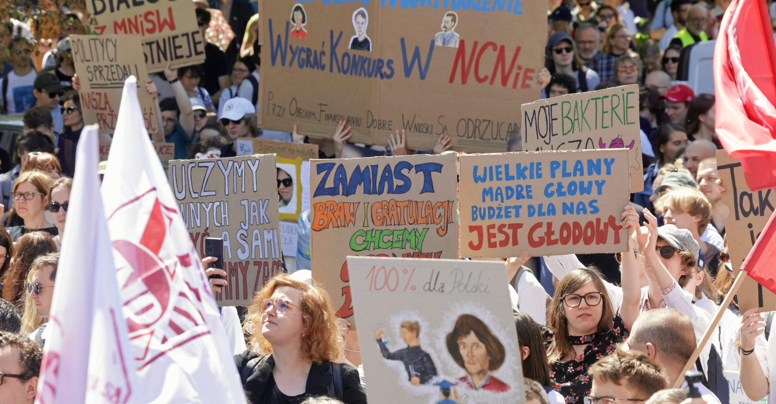 Polish academics protest underfunding of science and higher education