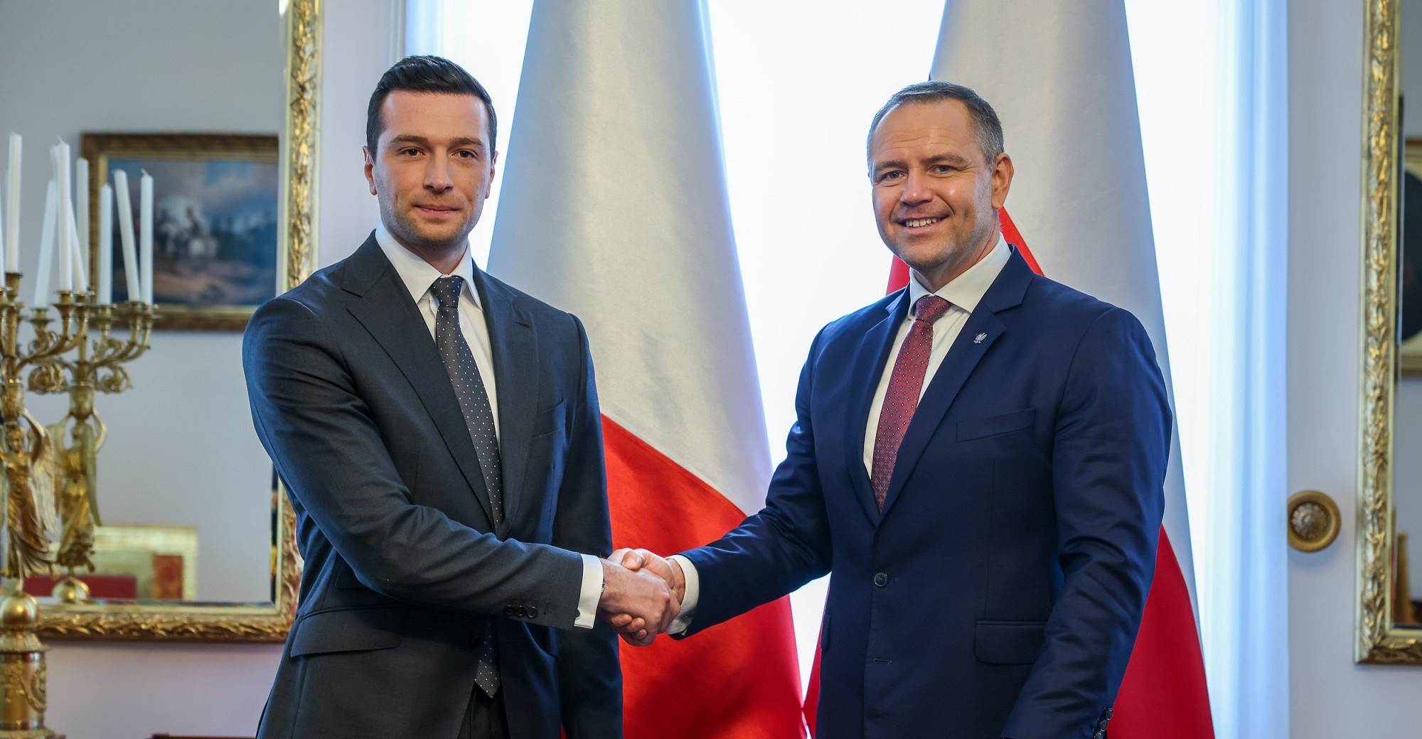 French nationalist leader Bardella visits Poland to meet president, opposition and observe Belarus border